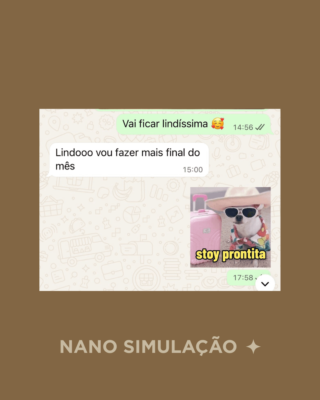 Cliente pergunta quando pode fazer e o valor após ver a simulação